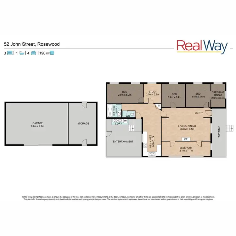 Floorplan of Homely house listing, 52 John Street, Rosewood QLD 4340