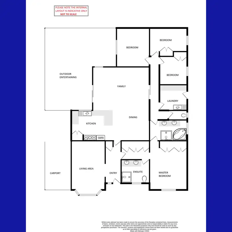 Floorplan of Homely house listing, 6 Pegley Drive, Parkwood WA 6147