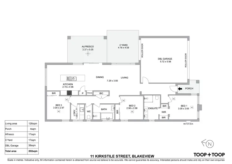 Floorplan of Homely house listing, 11 Kirkstile Street, Blakeview SA 5114