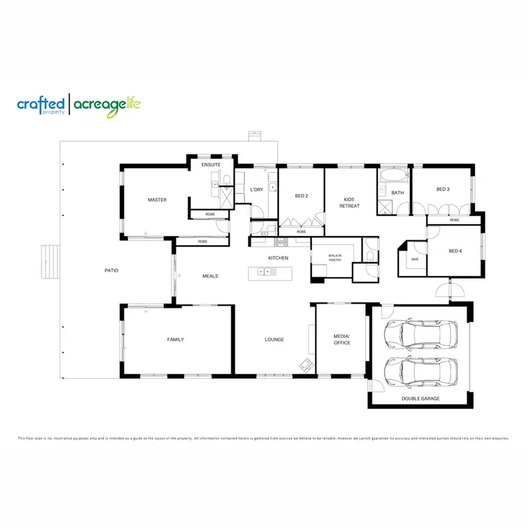 Floorplan of Homely rural property listing, 15 Bluewing Court, Greenbank QLD 4124