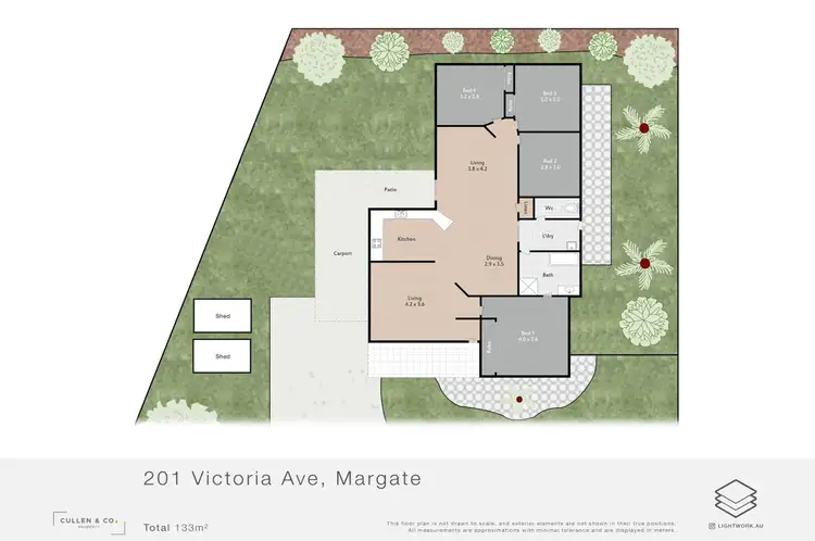 Floorplan of Homely house listing, 201 Victoria Avenue, Margate QLD 4019