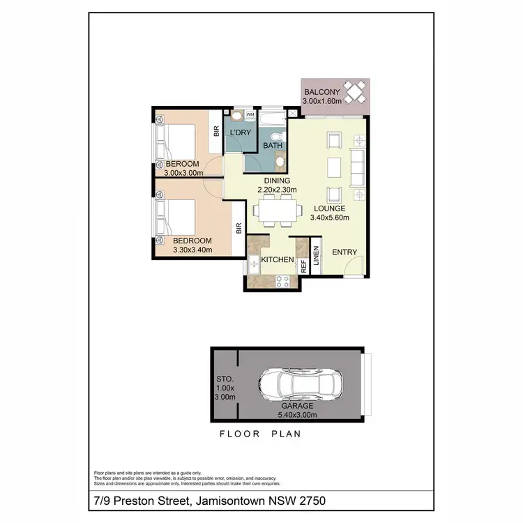 Floorplan of Homely unit listing, 7/9 Preston Street, Jamisontown NSW 2750