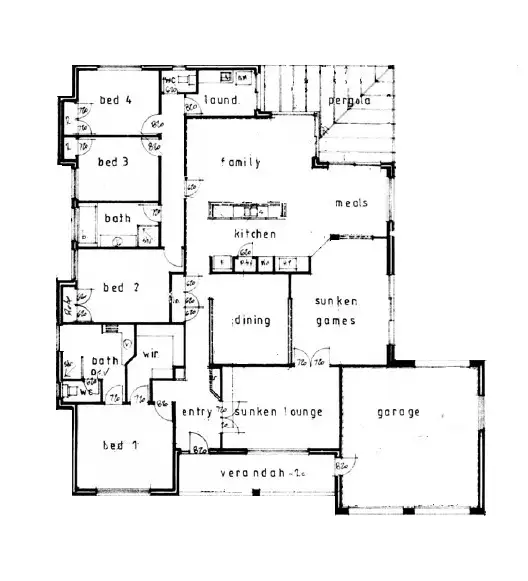 Floorplan of Homely house listing, 21 Milgun Drive, Yangebup WA 6164