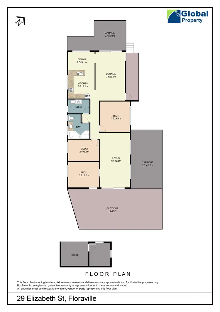 Floorplan of Homely house listing, 29 Elizabeth Street, Floraville NSW 2280