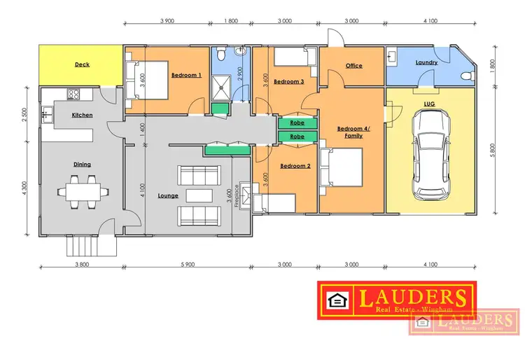 Floorplan of Homely house listing, 30 Bungay Road, Wingham NSW 2429
