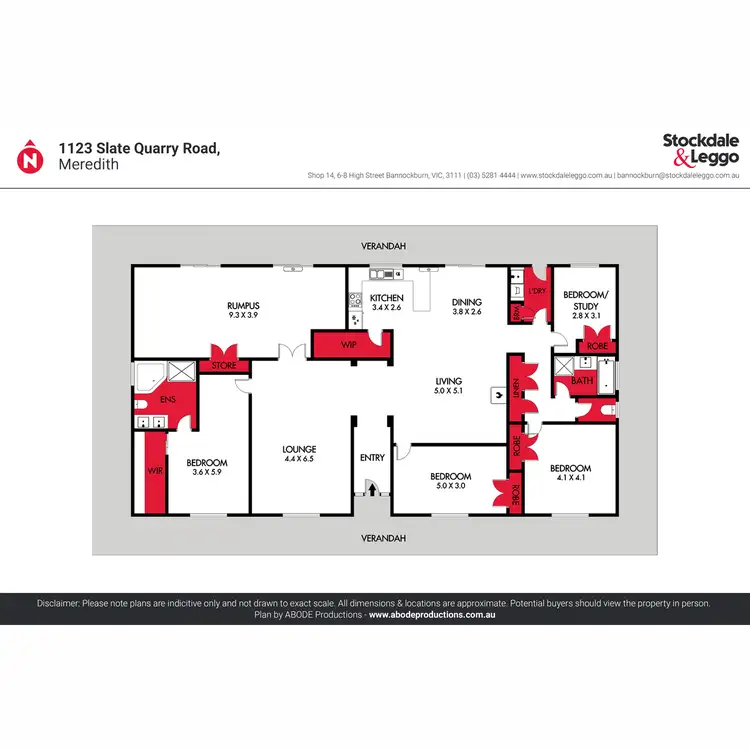 Floorplan of Homely house listing, 1123 Slate Quarry Road, Meredith VIC 3333