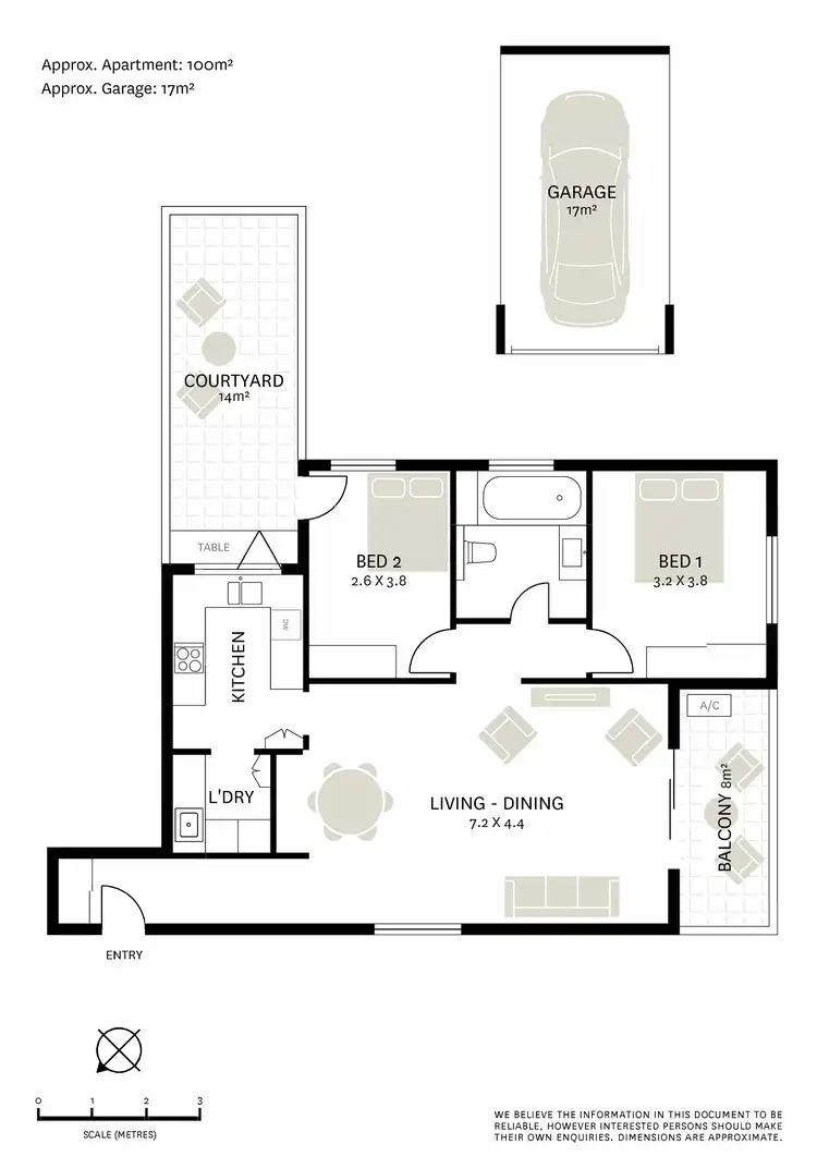 Floorplan of Homely apartment listing, 1/2 Pearson Street, Gladesville NSW 2111