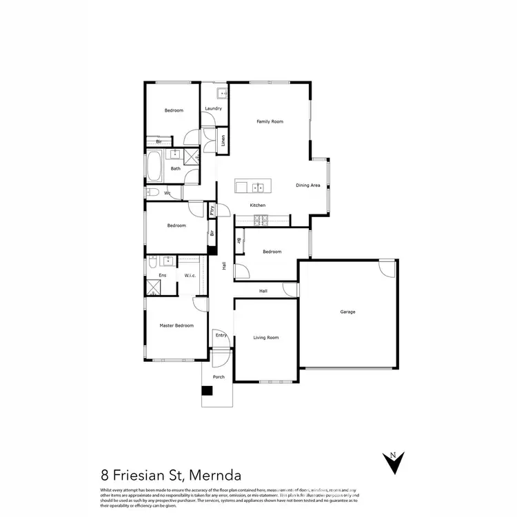 Floorplan of Homely house listing, 8 Friesian Street, Mernda VIC 3754
