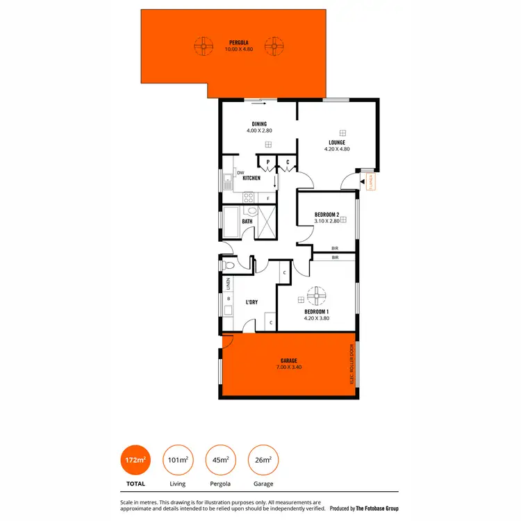 Floorplan of Homely unit listing, 2/14A Addison Road, Black Forest SA 5035