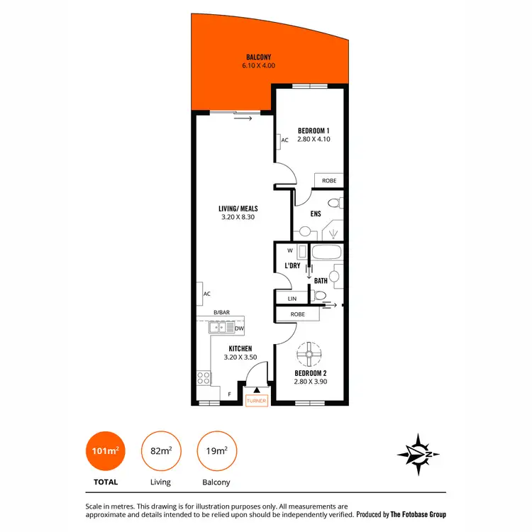 Floorplan of Homely apartment listing, 14/466 Pulteney Street, Adelaide SA 5000