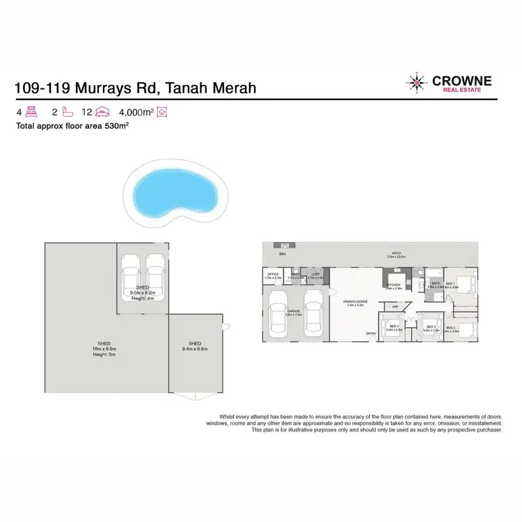 Floorplan of Homely house listing, 109-119 Murrays Road, Tanah Merah QLD 4128