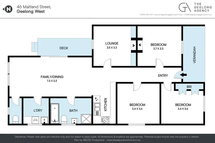 Floorplan of Homely house listing, 46 Maitland Street, Geelong West VIC 3218