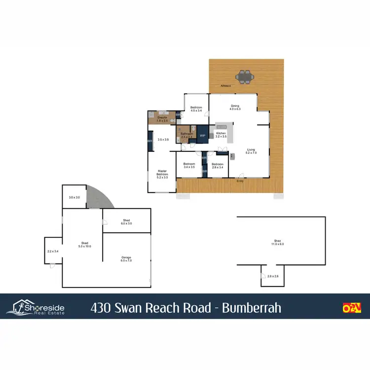 Floorplan of Homely rural property listing, 430 Swan Reach Road, Bumberrah VIC 3902