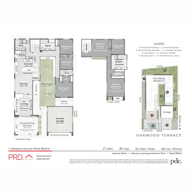 Floorplan of Homely house listing, 7 Oakwood Terrace, Palm Beach QLD 4221