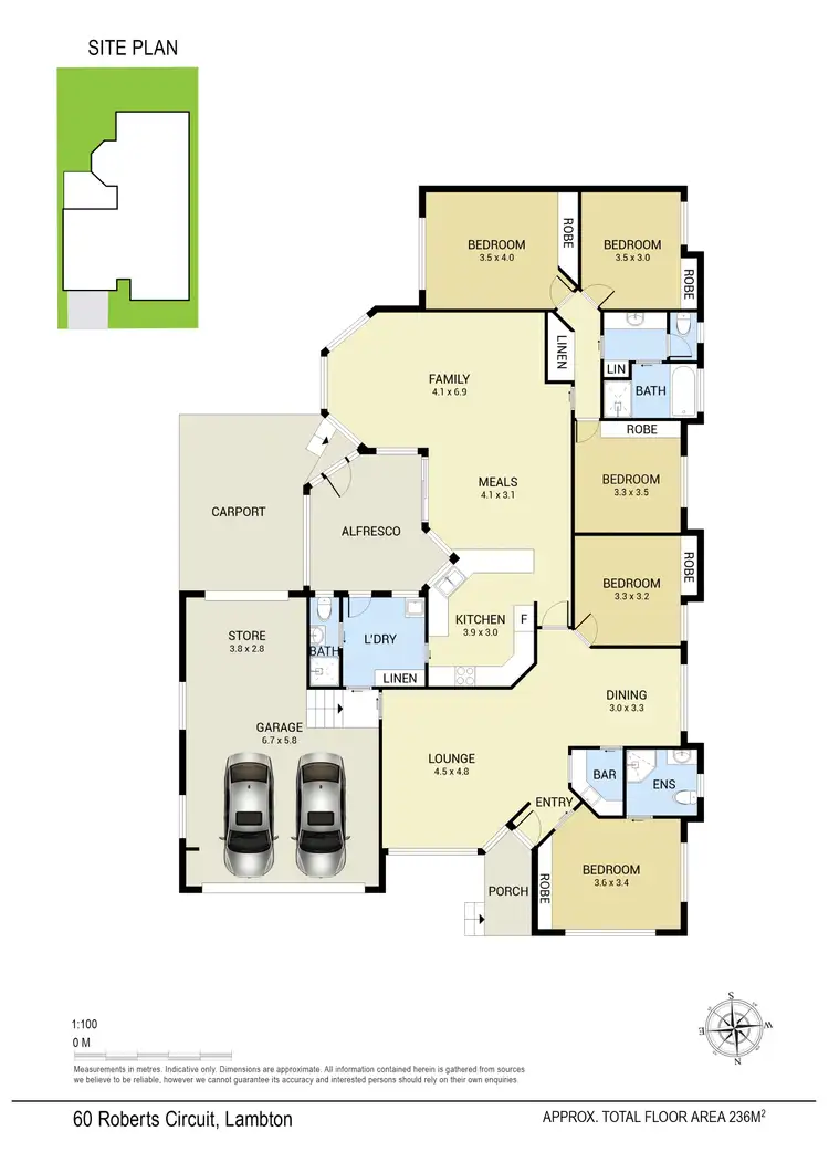 Floorplan of Homely house listing, 60 Roberts Circuit, Lambton NSW 2299