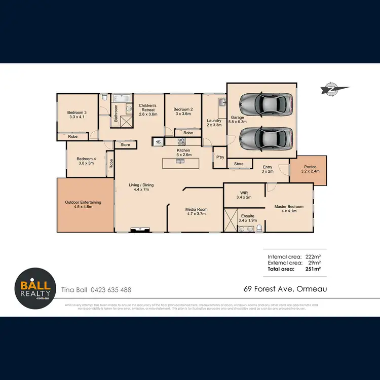Floorplan of Homely house listing, 69 Forest Avenue, Ormeau QLD 4208