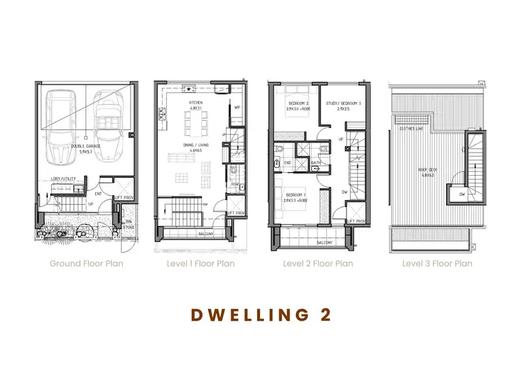 Floorplan of Homely house listing, 3B St Johns Row, Glenelg SA 5045