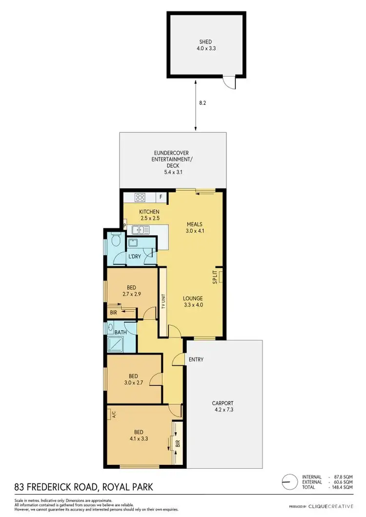 Floorplan of Homely house listing, 83 Frederick Road, Royal Park SA 5014