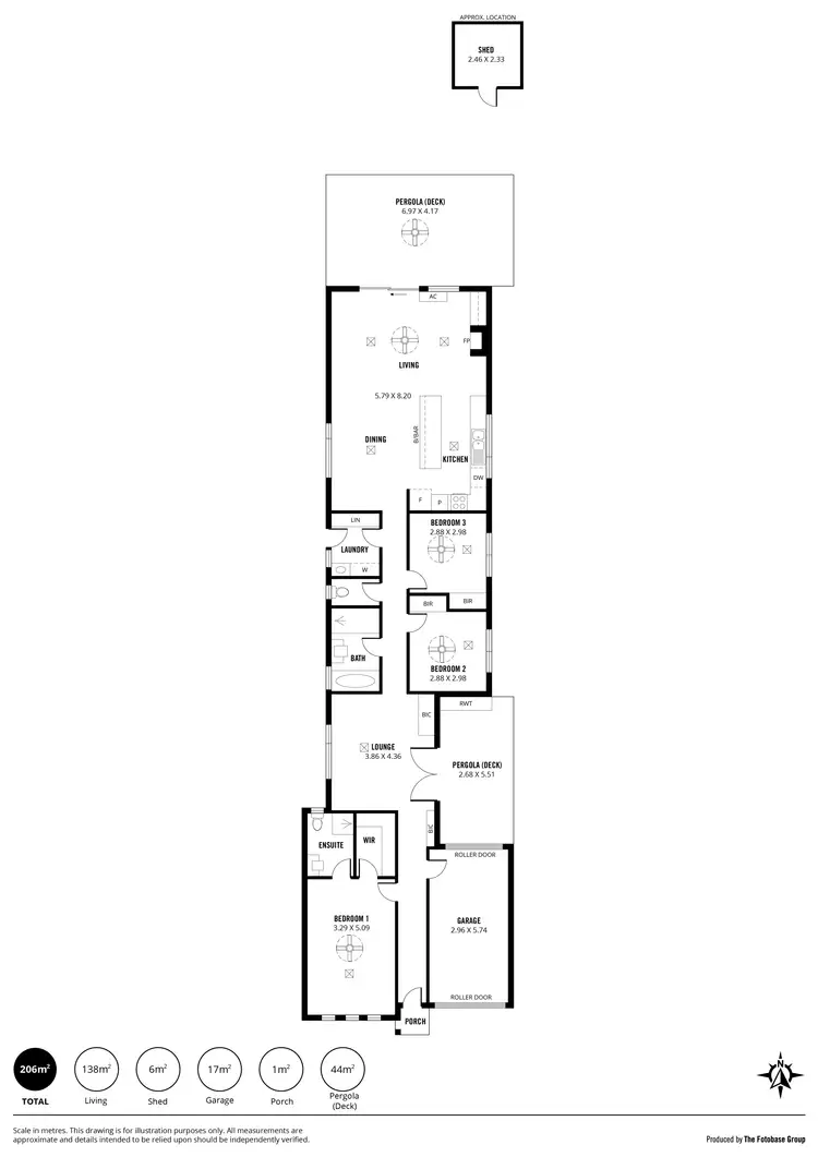 Floorplan of Homely house listing, 3a Brice Street, Seaton SA 5023