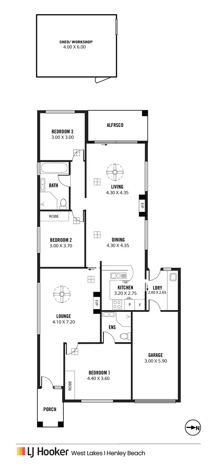 Floorplan of Homely house listing, 176a Days Road, Ferryden Park SA 5010