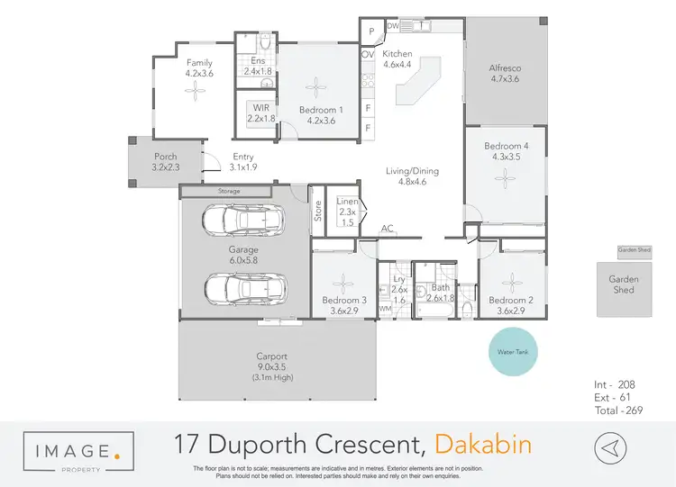 Floorplan of Homely house listing, 17 Duporth Crescent, Dakabin QLD 4503