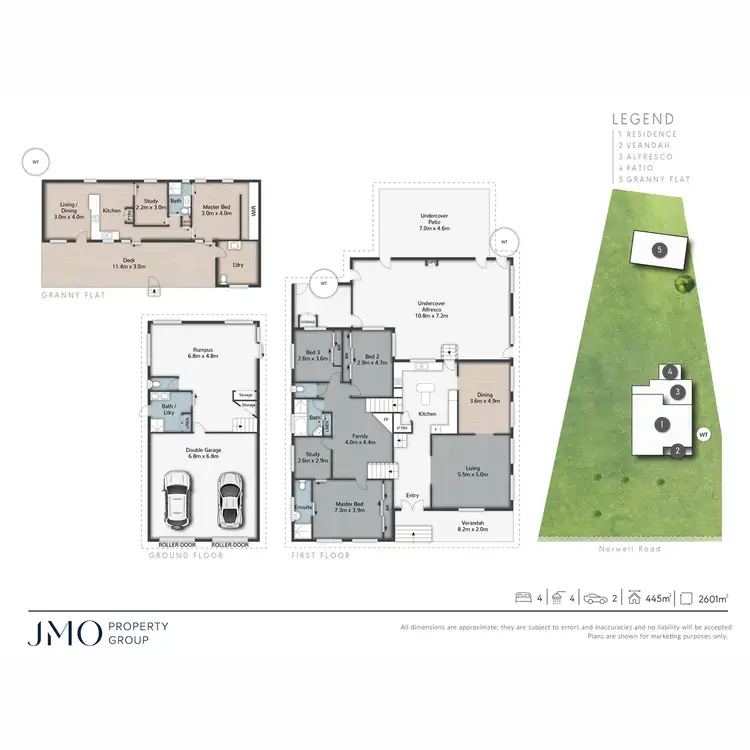 Floorplan of Homely house listing, 660-672 Norwell Road, Norwell QLD 4208