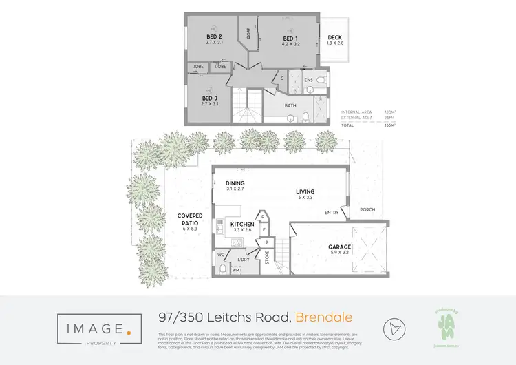 Floorplan of Homely townhouse listing, 97/350 Leitchs Road, Brendale QLD 4500