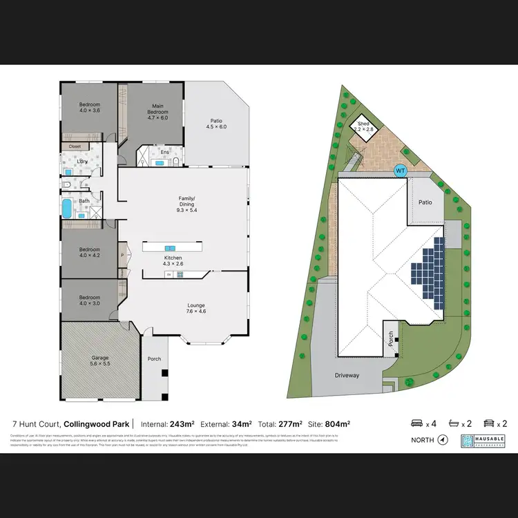 Floorplan of Homely house listing, 7 Hunt Court, Collingwood Park QLD 4301