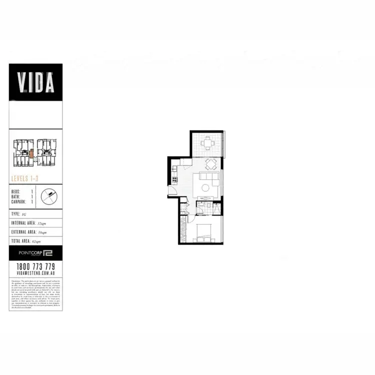 Floorplan of Homely apartment listing, 419/21 Buchanan Street, West End QLD 4101