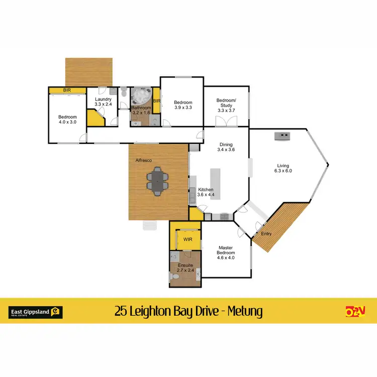 Floorplan of Homely house listing, 25 Leighton Bay Drive, Metung VIC 3904