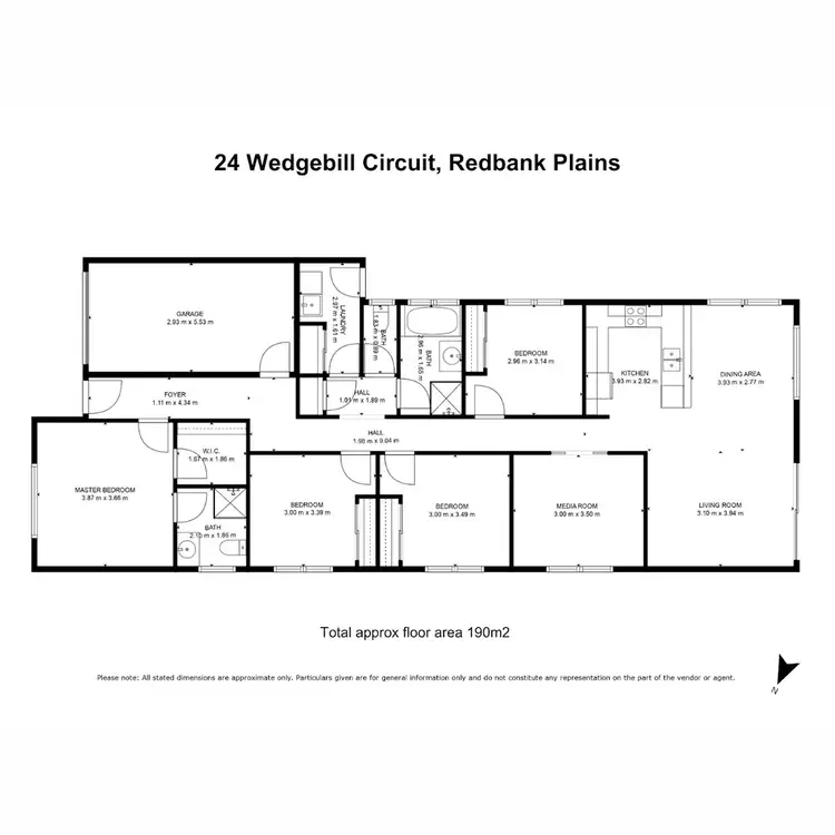 Floorplan of Homely house listing, 24 Wedgebill Circuit, Redbank Plains QLD 4301