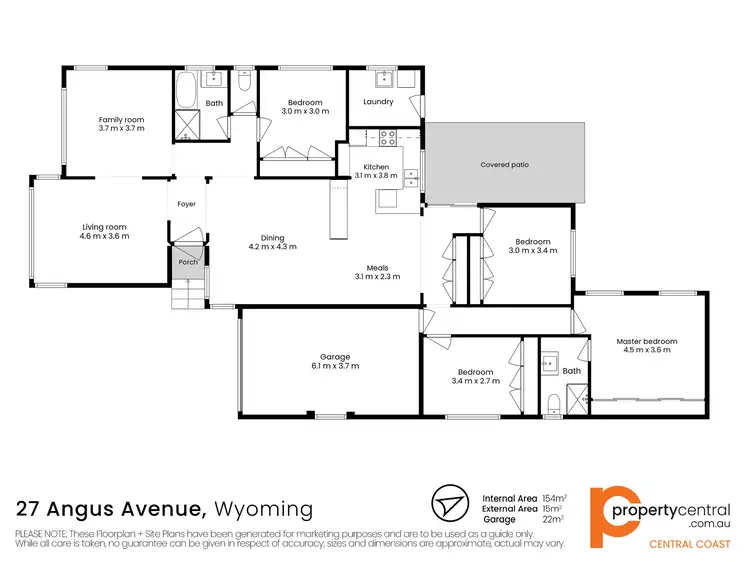 Floorplan of Homely house listing, 27 Angus Avenue, Wyoming NSW 2250