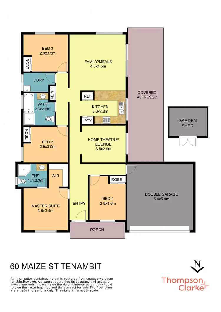 Floorplan of Homely house listing, 60 Maize Street, Tenambit NSW 2323