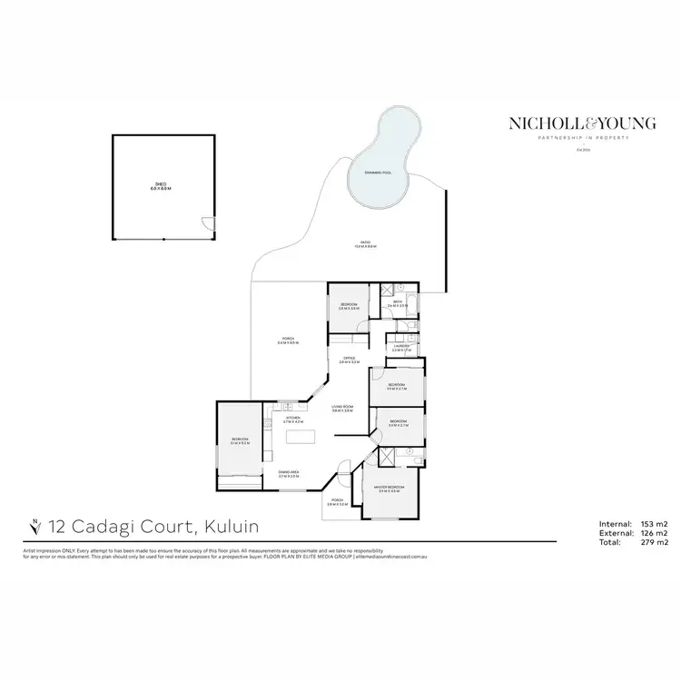 Floorplan of Homely house listing, 12 Cadagi Court, Kuluin QLD 4558