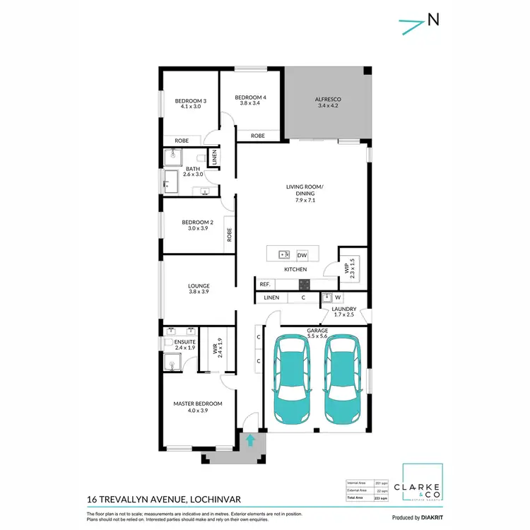Floorplan of Homely house listing, 16 Trevallyn Avenue, Lochinvar NSW 2321