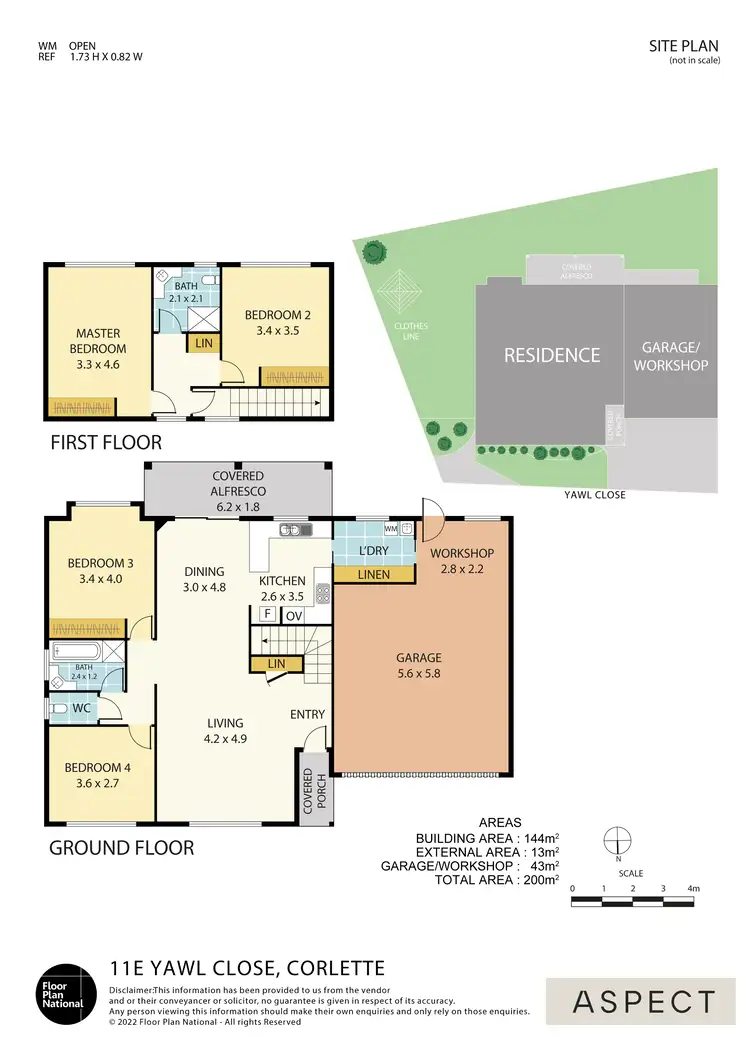 Floorplan of Homely house listing, 11E Yawl Close, Corlette NSW 2315