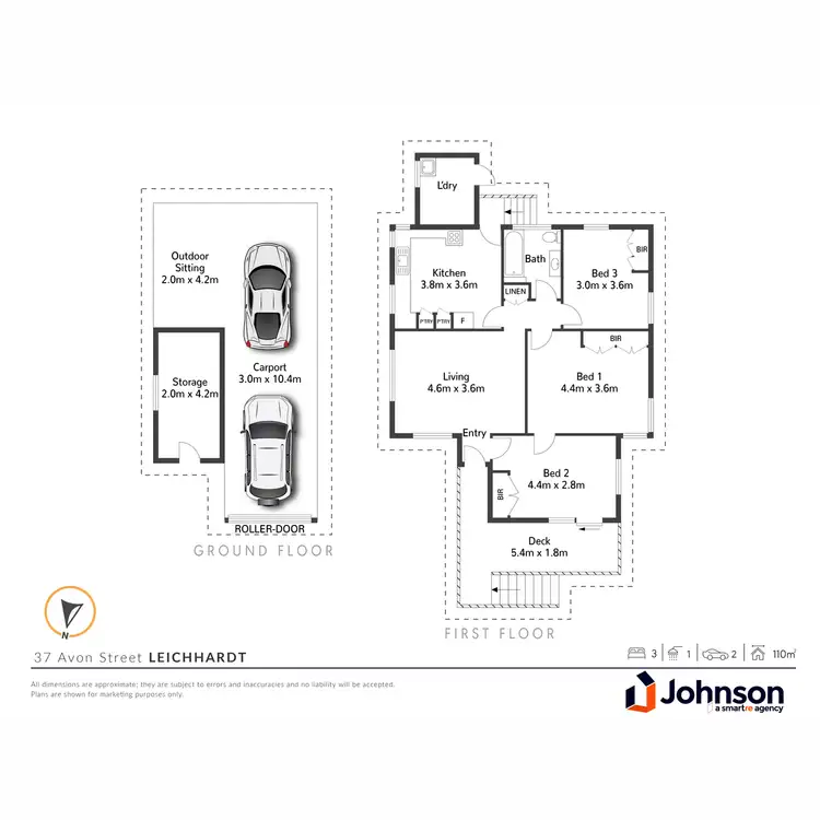 Floorplan of Homely house listing, 37 Avon Street, Leichhardt QLD 4305