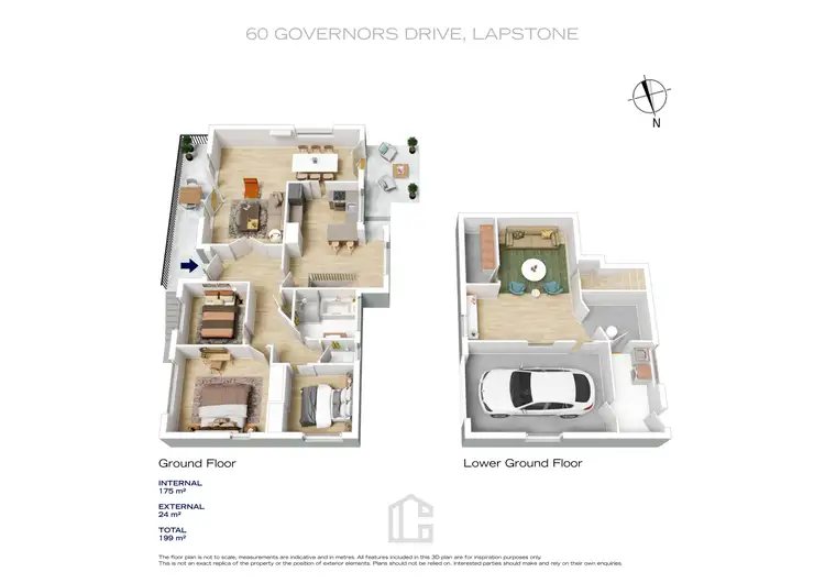 Floorplan of Homely house listing, 60 Governors Drive, Lapstone NSW 2773
