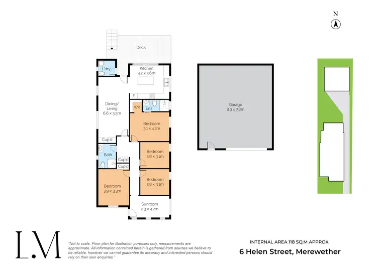 Floorplan of Homely house listing, 6 Helen Street, Merewether NSW 2291
