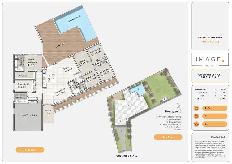 Floorplan of Homely house listing, 8 Ponsford Place, Pottsville NSW 2489