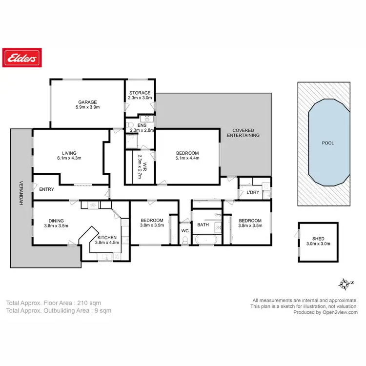 Floorplan of Homely house listing, 21 Hazell Street, Blackmans Bay TAS 7052