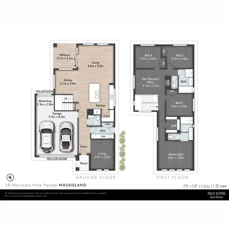 Floorplan of Homely house listing, 18 Mountain View Parade, Maudsland QLD 4210