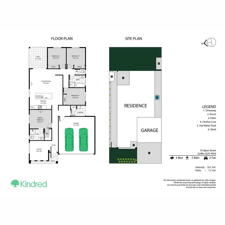 Floorplan of Homely house listing, 16 Apex Street, Griffin QLD 4503
