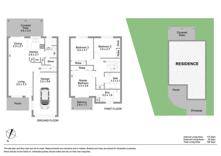Floorplan of Homely townhouse listing, 66/2 Lavender Drive, Griffin QLD 4503