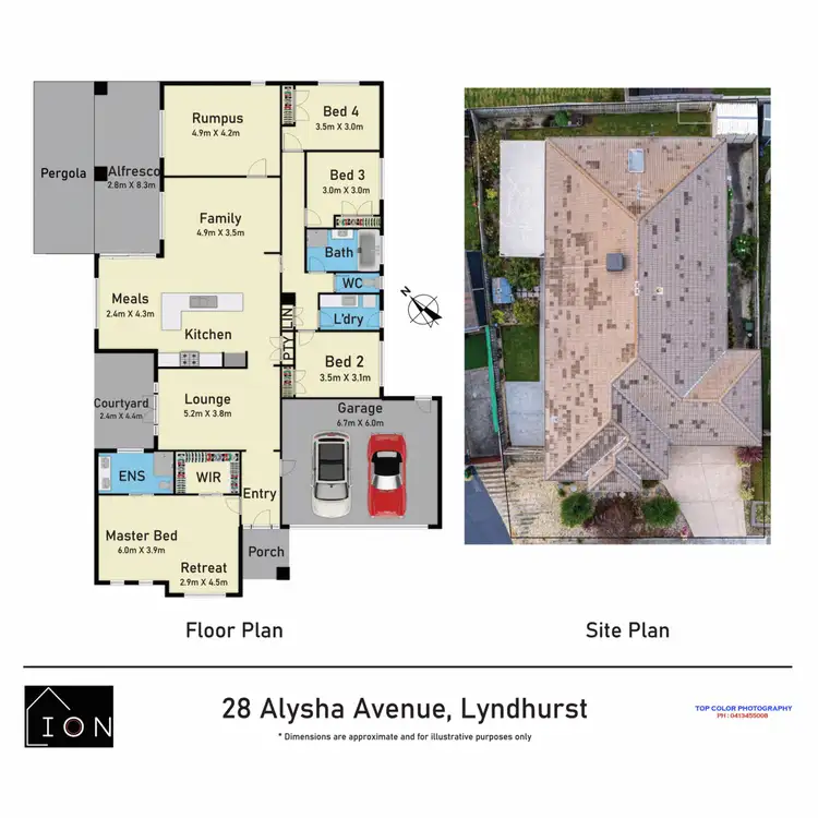 Floorplan of Homely house listing, 28 Alysha Avenue, Lyndhurst VIC 3975