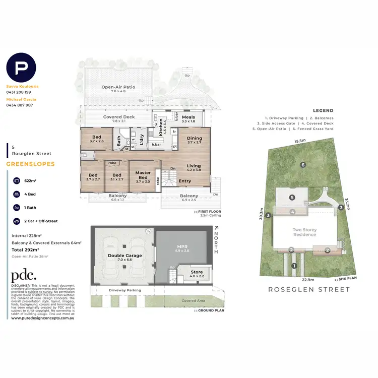 Floorplan of Homely house listing, 5 Roseglen Street, Greenslopes QLD 4120