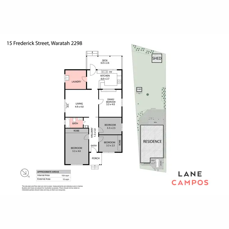 Floorplan of Homely house listing, 15 Frederick Street, Waratah NSW 2298