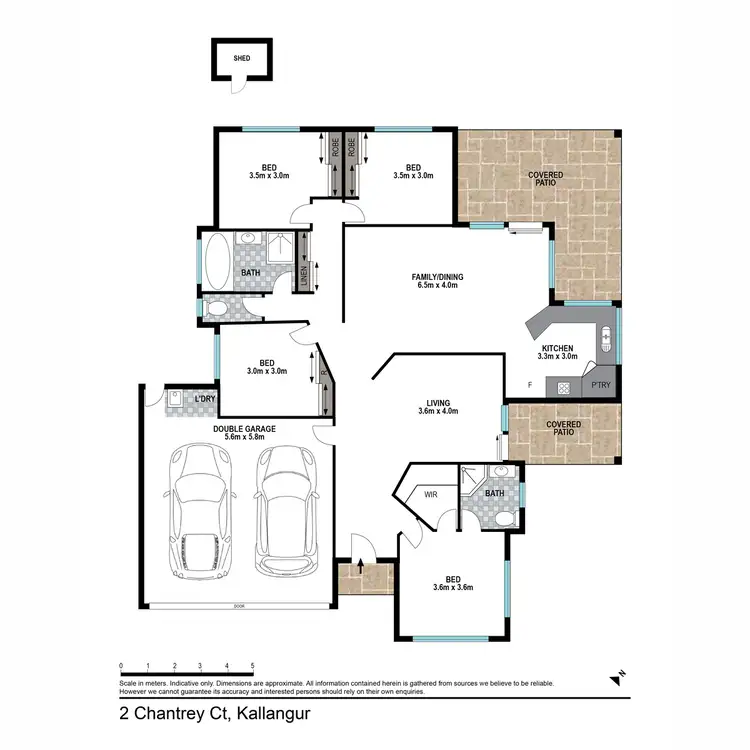 Floorplan of Homely house listing, 2 Chantrey Court, Kallangur QLD 4503