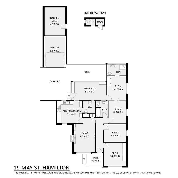 Floorplan of Homely house listing, 19 May Street, Hamilton VIC 3300