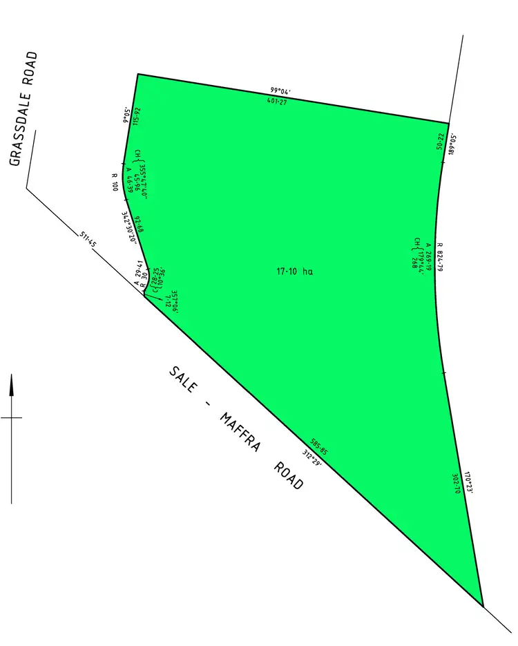 Floorplan of Homely land listing, 44-50 Maffra-Sale Road, Sale VIC 3850